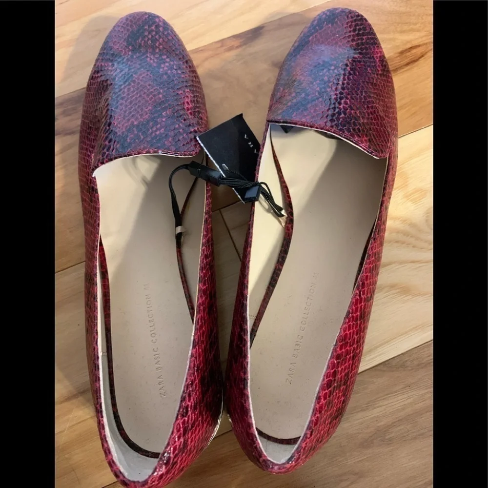 Zara faux lizard